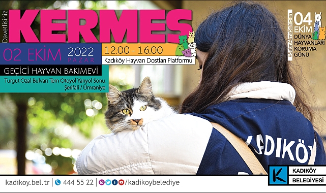Dünya Hayvanları Koruma Günü Kadıköy'de Kutlanacak