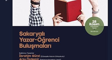 Sakaryalı yazarlar öğrencilerle buluşacak