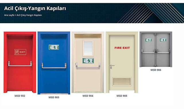 Yangın Kapısı: Ev ve İş Yerlerinin Güvenlik Duvarı
