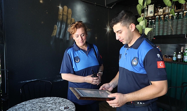 Büyükşehir Zabıtası’ndan kafe ve restoranlara fiyat denetimi