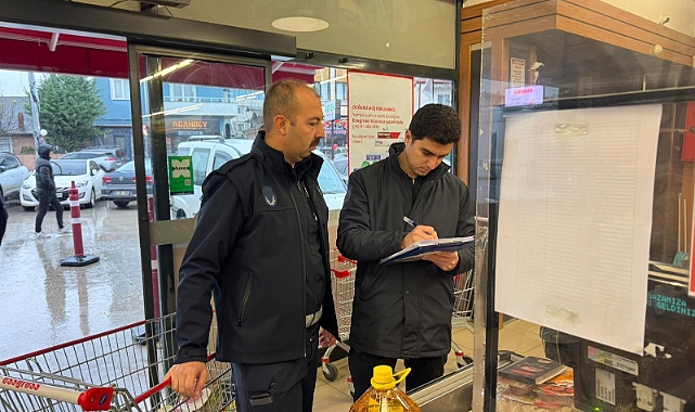 Serdivan’da Yılbaşı Öncesi Yoğun Denetim