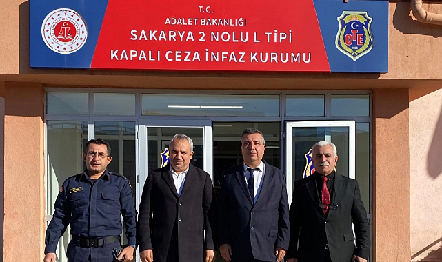 SAGDER'den Ferizli Cezaevi Müdürü Ramazan Yiğit'e Anlamlı Ziyaret
