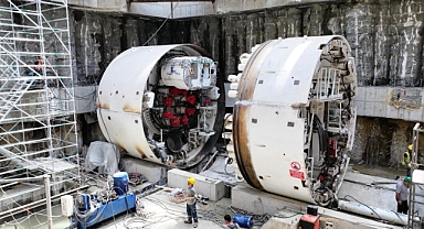 Kocaelide Metro tünelini açacak dev köstebekler geldi!