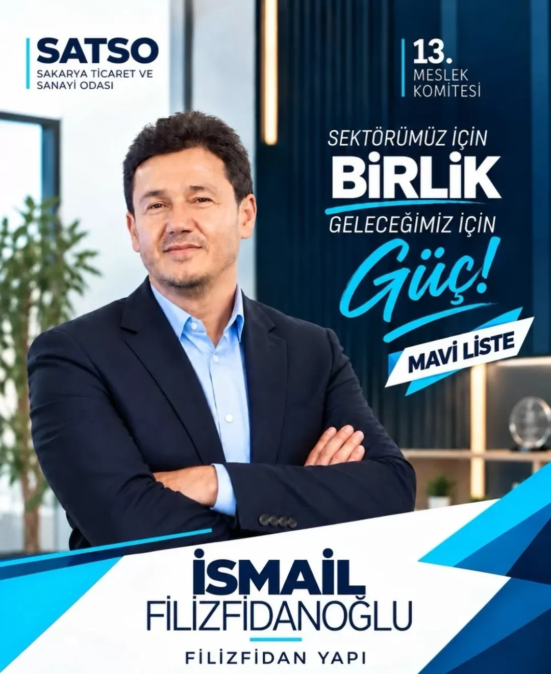 SATSO 13. Meslek Komitesi’nde Mavi Liste’den birlik ve güç mesajı